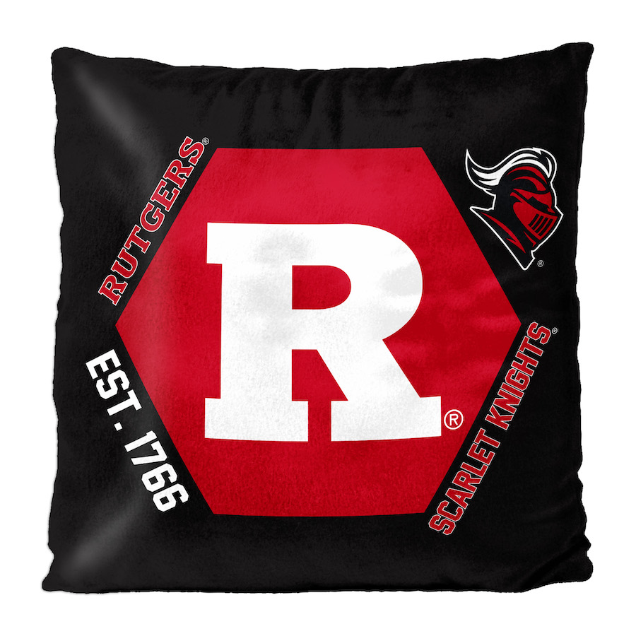 Rutgers Scarlet Knights Velvet REVERSE Pillow