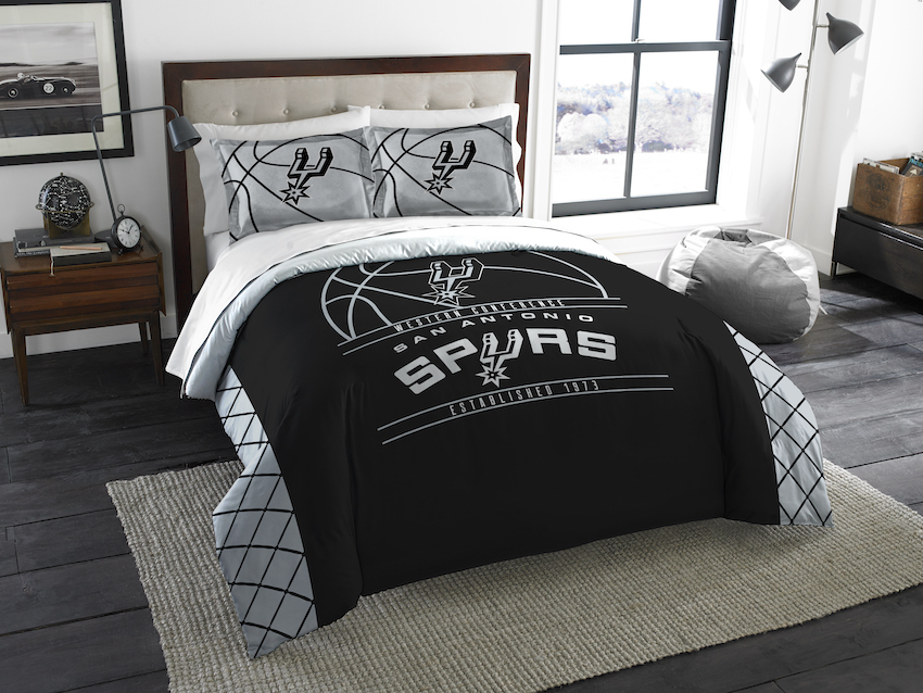 San Antonio Spurs QUEEN/FULL size Comforter and 2 Shams