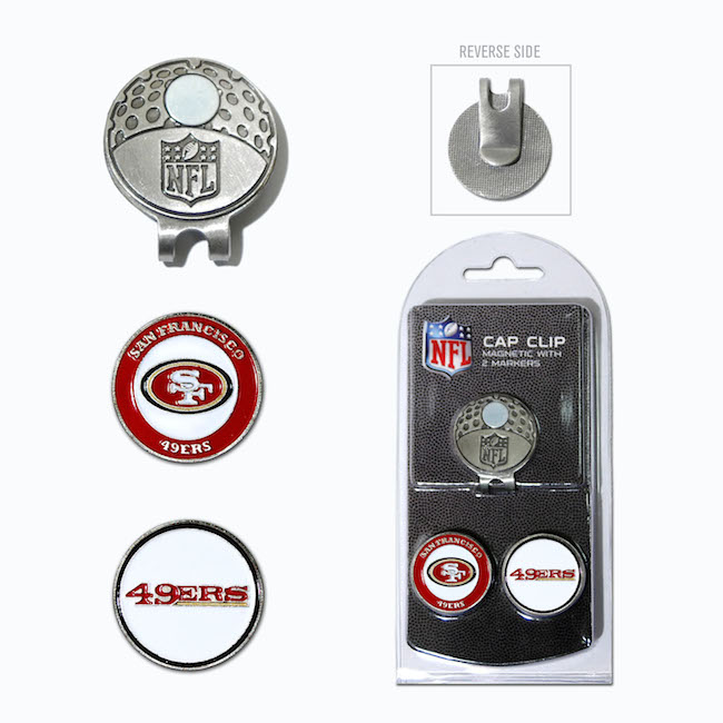 San Francisco 49ers Hat Clip With 2 Ball Markers