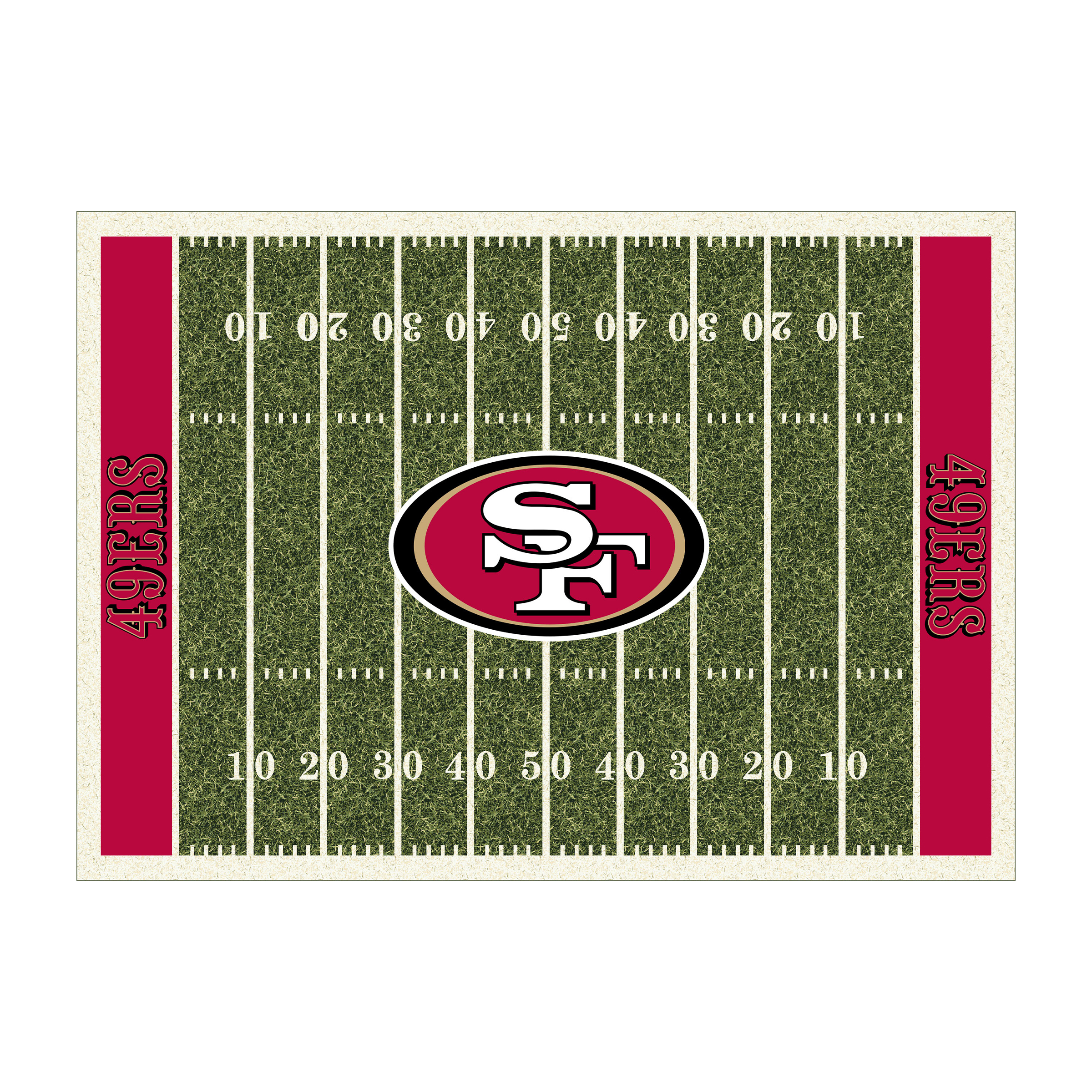 San Francisco 49ers 4 X 6 HOMEFIELD Rug