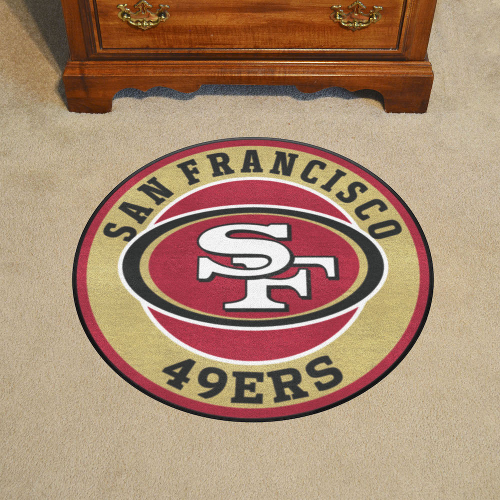 San Francisco 49ers Roundel Mat - Buy at KHC Sports