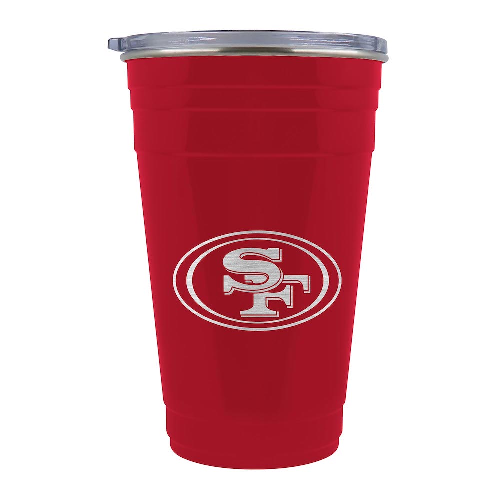 San Francisco 49ers 22 oz TAILGATER Travel Tumbler
