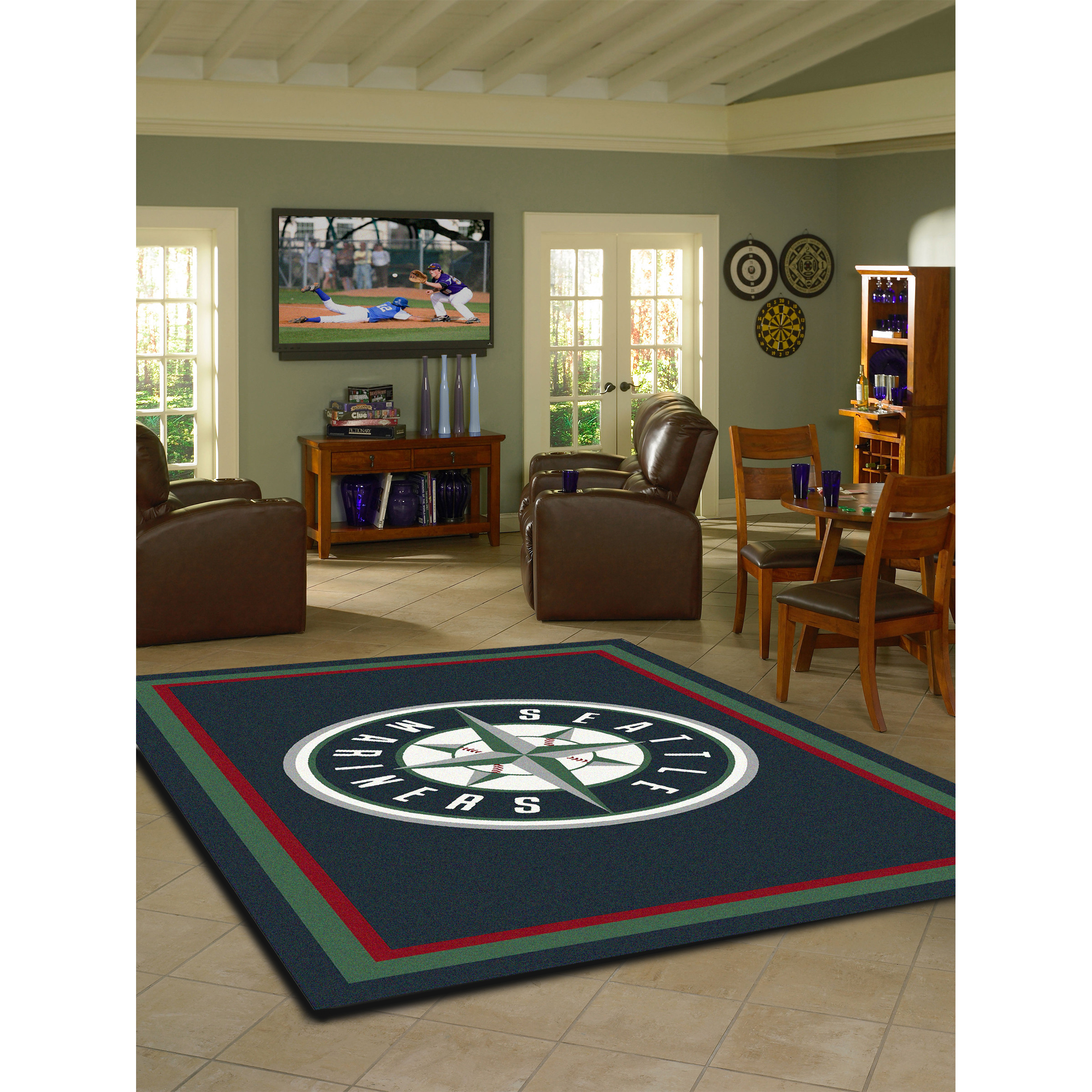 Seattle Mariners 6 X 8 SPIRIT Rug