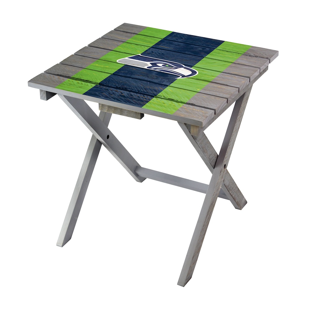 Seattle Seahawks Wooden Adirondack Folding Table
