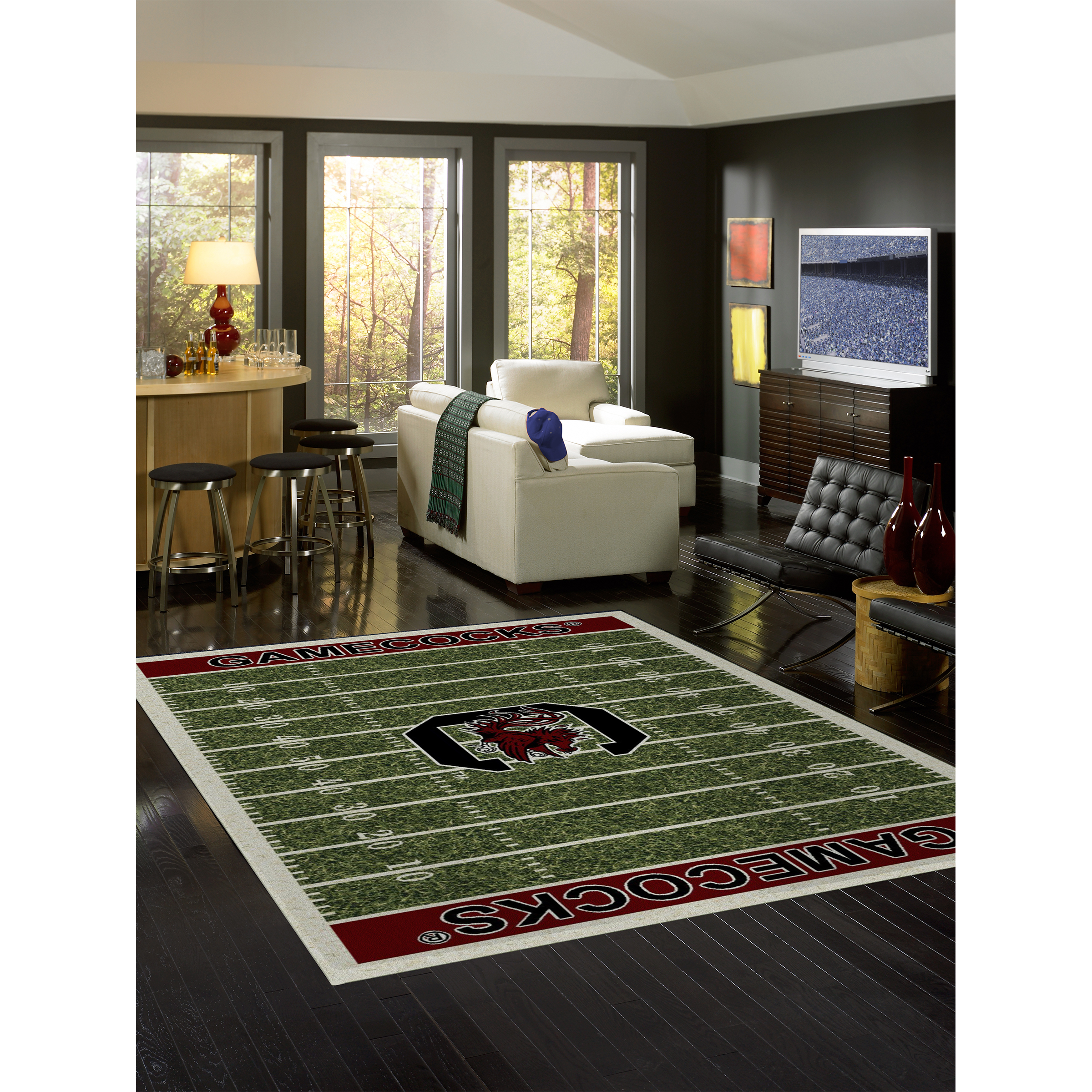 South Carolina Gamecocks 8 X 11 HOMEFIELD Rug