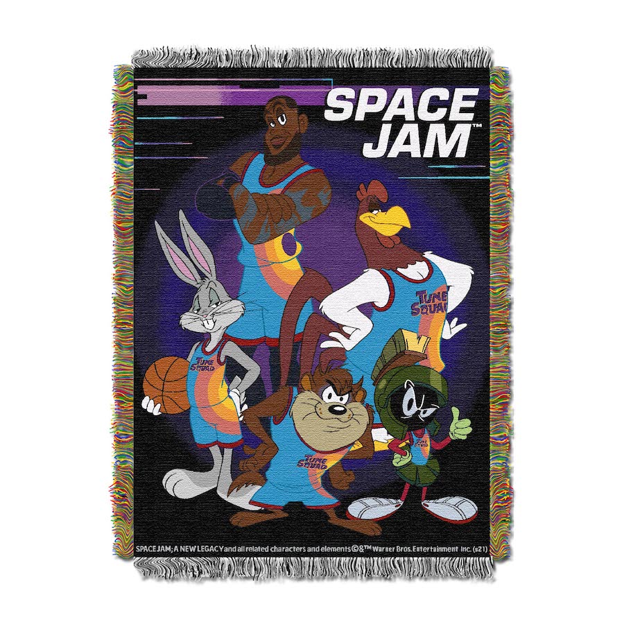 Space Jam 2 - JAM READY Woven Tapestry Throw Blanket