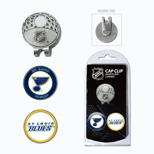 St. Louis Blues Hat Clip With 2 Ball Markers