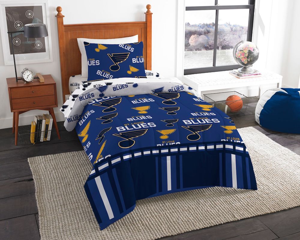 St. Louis Blues TWIN Bed in a Bag Set