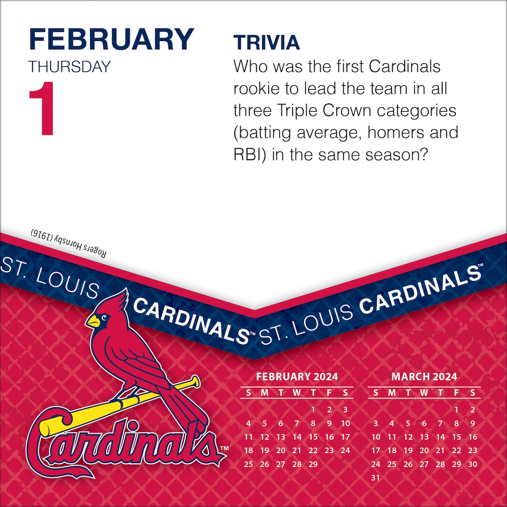 St. Louis Cardinals 2020 Page-A-Day Box Calendar - Buy at KHC Sports