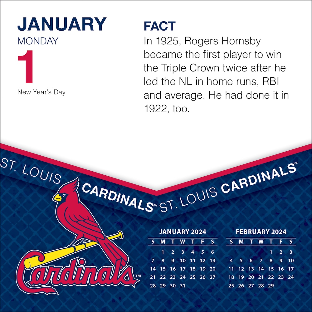 St. Louis Cardinals 2020 Page-A-Day Box Calendar - Buy at KHC Sports