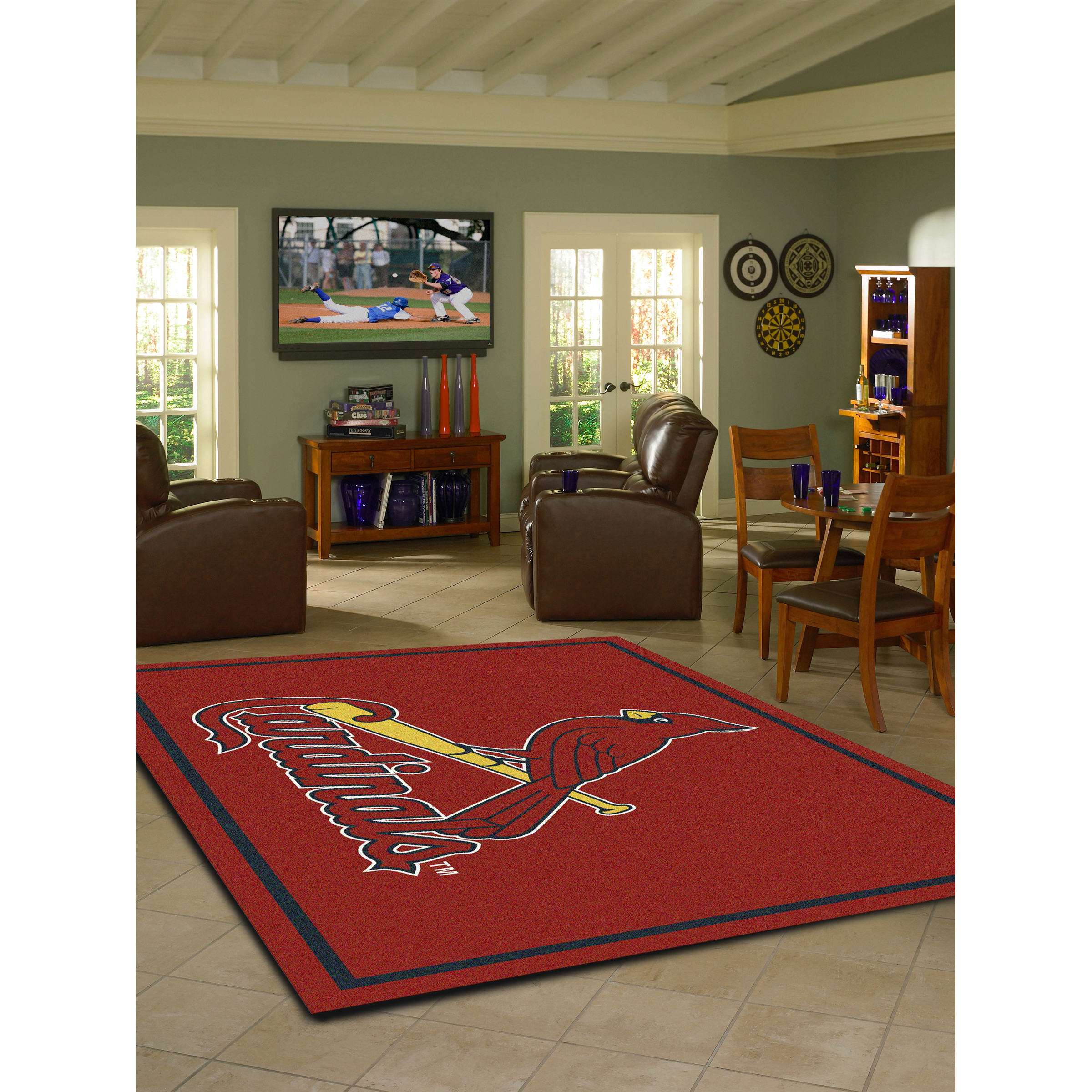 St. Louis Cardinals 6 X 8 SPIRIT Rug