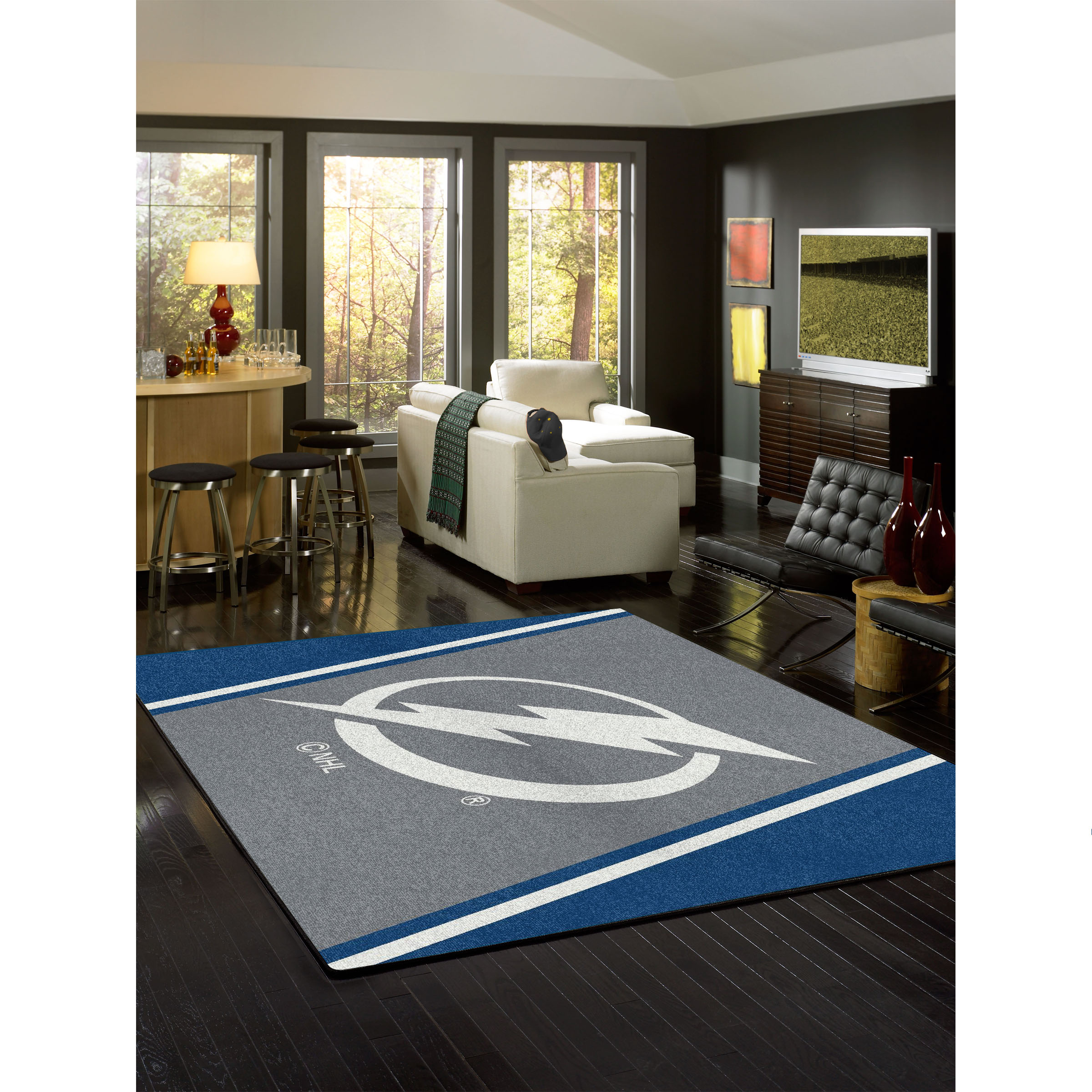 Tampa Bay Lightning 4 X 6 SPIRIT Rug