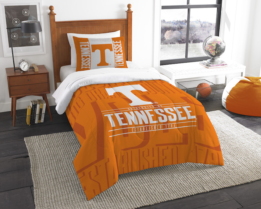 Tennessee Volunteers Twin Comforter Set with Sham