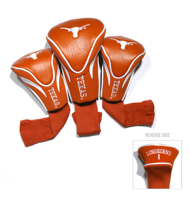 Texas Longhorns 3 Pack Contour Headcovers