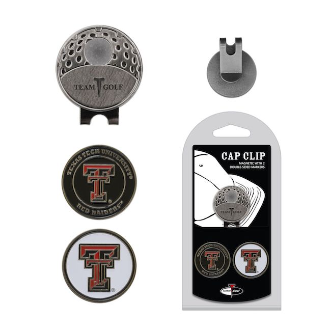 Texas Tech Red Raiders Hat Clip With 2 Ball Markers