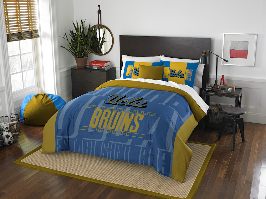 UCLA Bruins QUEEN/FULL size Comforter and 2 Shams