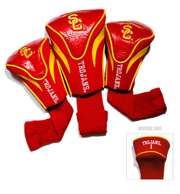 USC Trojans 3 Pack Contour Headcovers