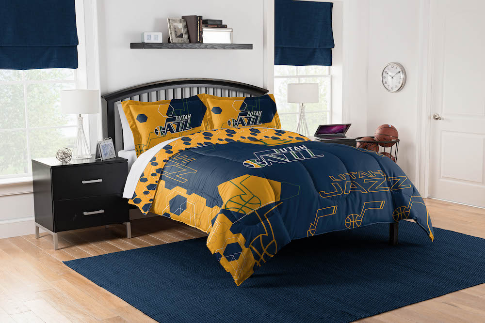 Utah Jazz QUEEN/FULL size Comforter and 2 Shams