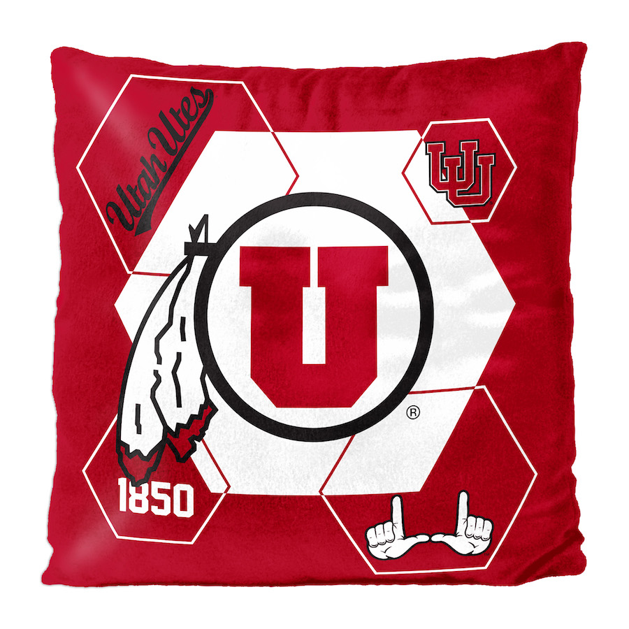 Utah Utes Velvet REVERSE Pillow