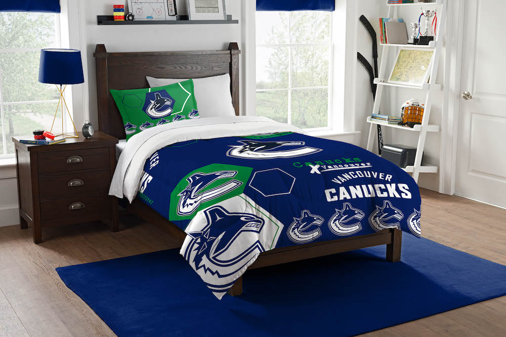 Vancouver Canucks Twin Comforter and Sham