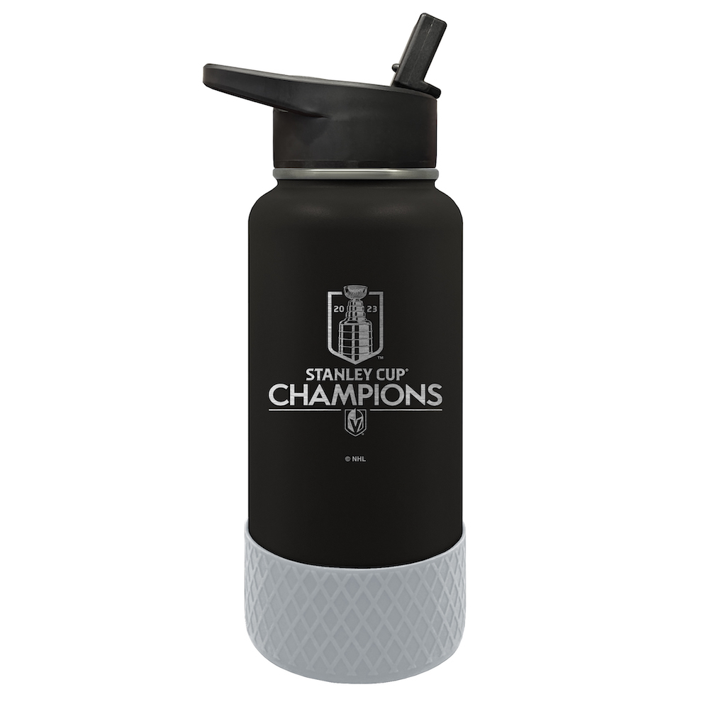 Vegas Golden Knights 2023 Stanley Cup Champions THIRST Hydration Water Bottle 32 oz LASER