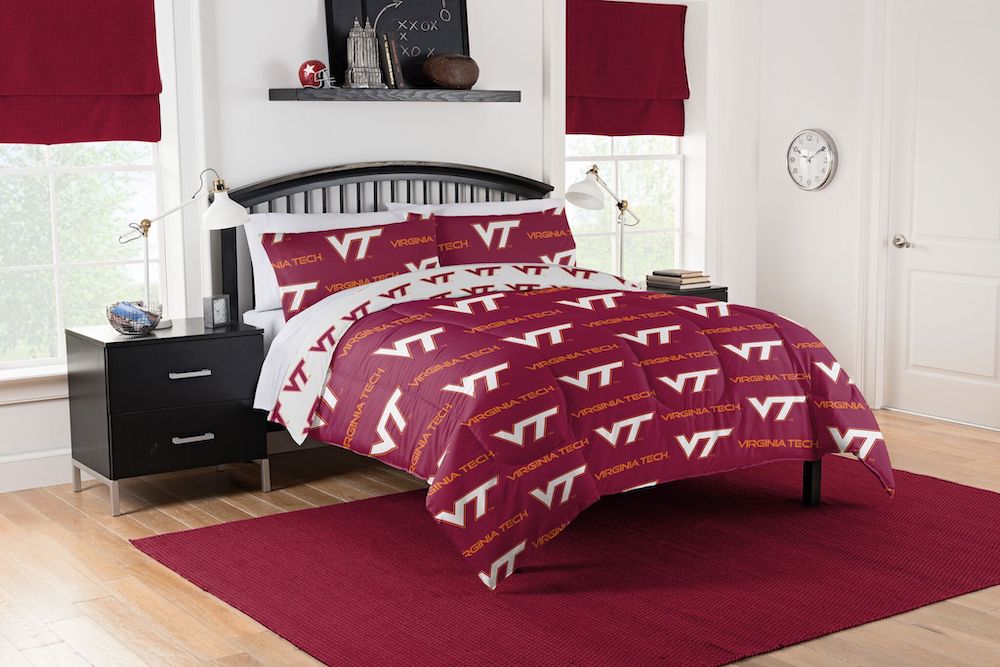 Virginia Tech Hokies QUEEN Bed in a Bag Set