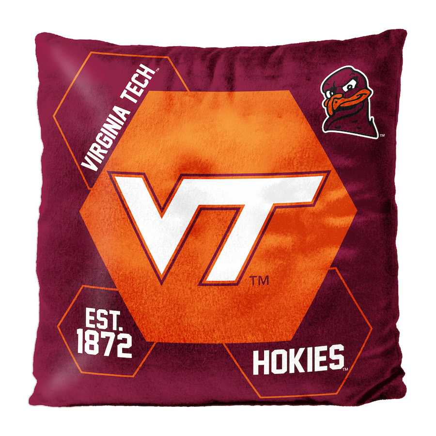 Virginia Tech Hokies Velvet REVERSE Pillow