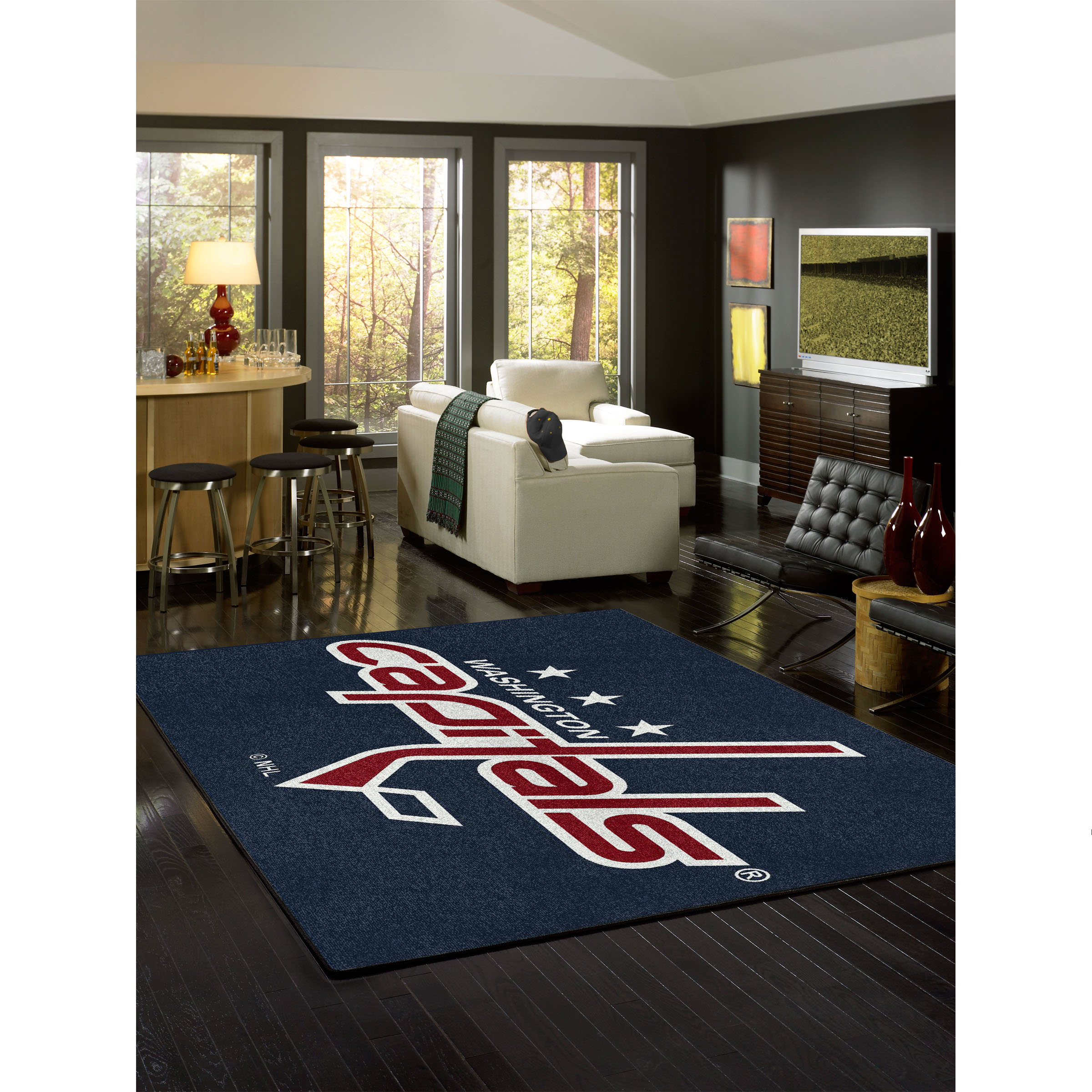 Washington Capitals 8 X 11 SPIRIT Rug
