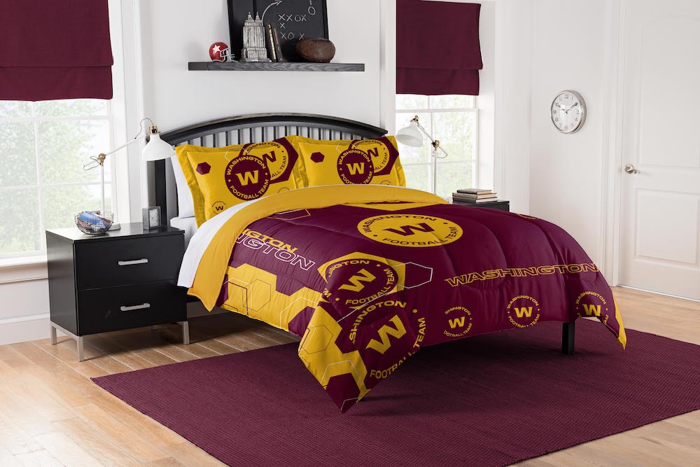 Washington Football Team QUEEN/FULL size Comforter and 2 Shams