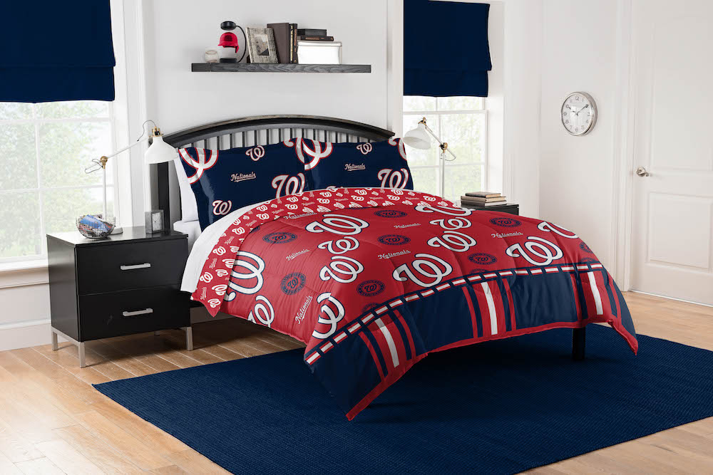 Washington Nationals QUEEN Bed in a Bag Set