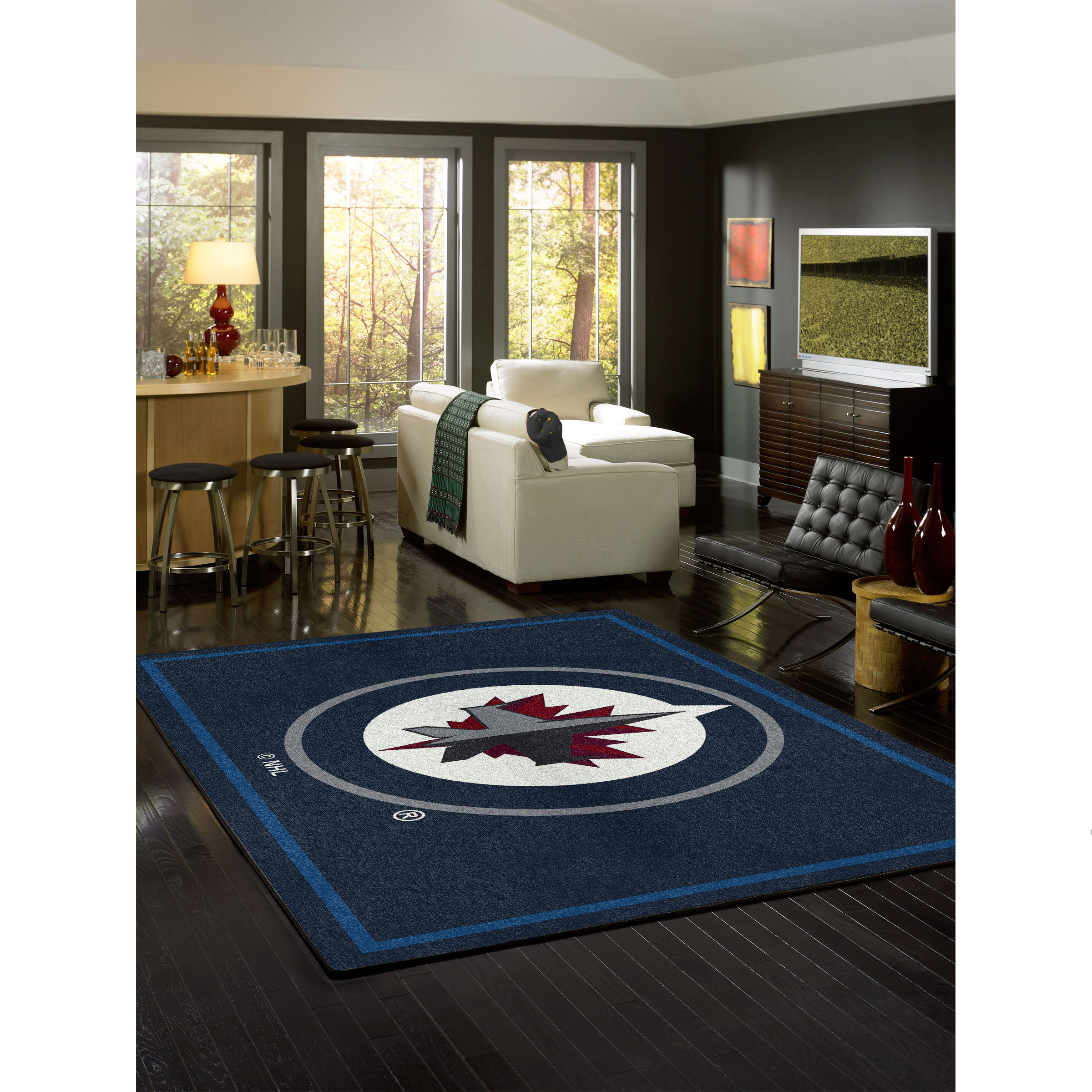 Winnipeg Jets 8 X 11 SPIRIT Rug
