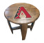 Arizona Diamondbacks Oak Barrel Table