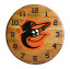 Baltimore Orioles Oak Barrel Clock
