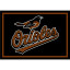 Baltimore Orioles 4 X 6 SPIRIT Rug