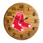Boston Red Sox Oak Barrel Clock