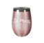 Calgary Flames 10 oz Rose Gold Wine Tumbler