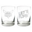 Charlotte Hornets 2pc Rocks Glass Set
