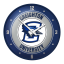 Creighton Blue Jays Modern Disc Wall Clock