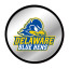 Delaware Blue Hens LOGO Modern Disc Mirrored Wall ...
