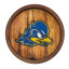 Delaware Blue Hens Weathered FAUX Barrel Top Sign