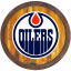 Edmonton Oilers FAUX Barrel Top Sign
