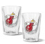 Miami Heat 2pc Prism Shot Set