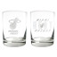 Miami Heat 2pc Rocks Glass Set