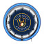 Milwaukee Brewers Chrome NEON Clock 18 inch