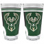 Milwaukee Bucks COOL VIBES 2 pc Pint Glass Set