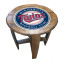 Minnesota Twins Oak Barrel Table