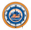 New York Mets Chrome NEON Clock 18 inch