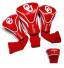 Oklahoma Sooners 3 Pack Contour Headcovers