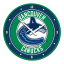 Vancouver Canucks Modern Disc Wall Clock
